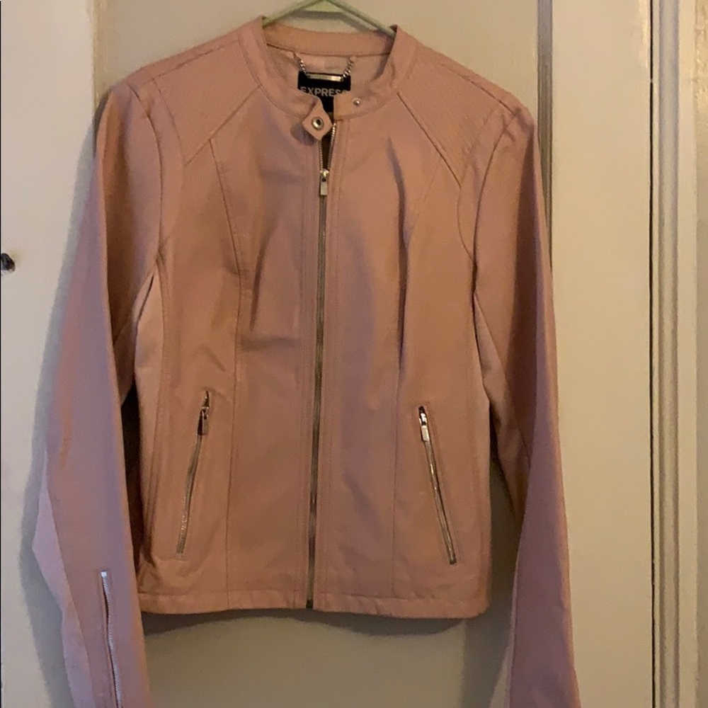 Express Vegan Leather Jacket